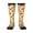 2 Black-1, variant on Herb Of Burger Print Thigh High Socks Extra Long Stretchy Sock Women Over Knee High Opaque Stocking Daily Wear