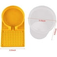 thumbnail image 3 of Beehive Beekeeper Water Dispenser Honey Beehive Inlet Feeder Beehive Beekeeper Tool, White and Yellow, 3 of 7