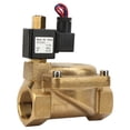 thumbnail image 1 of Válvula solenoide de agua, G1-1/4"Válvula solenoide eléctrica de latón normalmente abierta Válvula solenoide Integración perfecta, 1 of 8