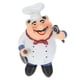 thumbnail image 1 of Chef Model Resin Statue Suitable For Home Decoration 1Set, 1 of 3