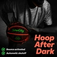 thumbnail image 2 of Glowcity Baloncesto Que Brilla En La Oscuridad Para Adolescentes - Regalo De Baloncesto - Pelota De Baloncesto Roja Brillante Con Luz Led Para Juegos Nocturnos - Material Deportivo Y Gadgets Para Niño, 2 of 9