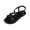 #Black, variant on Flat Sandals for Women Summer Crisscross Strappy Elastic Back Band Open Toe Minimalist Casual Beach Walking Shoes Lightweight Travel Outdoor Trendy Ladies Footwear