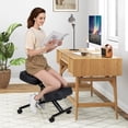 thumbnail image 3 of Topbuy Height Adjustable Kneeling Chair Posture Correction Stool with Angled Seat to Relieve Pain, 3 of 9