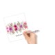 thumbnail image 3 of Tarjeta Para Mesa, Tarjetas Estilo Tienda De Campaña Con Temática Floral De Acuarela, Paquete De 25 Tarjetas Plegables Por La Mitad Para Lugar De Recepción, Perfectas Para Bodas, Fiestas De Despedida, 3 of 5