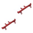 thumbnail image 1 of mmirethe Durable RC Metal Rear Bumper with Strong Shackles for ZP1001 ZP1002 ZP1003 1/10 RC Car Accessories Red 141mm 2Set, 1 of 6