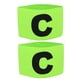 thumbnail image 1 of Elastic C Prints Football Soccer Player Captain Armband Green 2pcs, 1 of 3