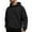 Black, variant on Chiccall Mens Casual Hoodies Vintage Textured Loose Casual Hoodie 2025 Fashion Pullover Hooded Sweatshirt