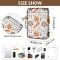 thumbnail image 3 of Haosy Accordion File Organizer Zipper Binder 500 Sheet 6-Tab Expanding File Folder Multi-Pocket 1.2 Inch 3 Ring Baseball Bats Soccer Basketball, 3 of 7