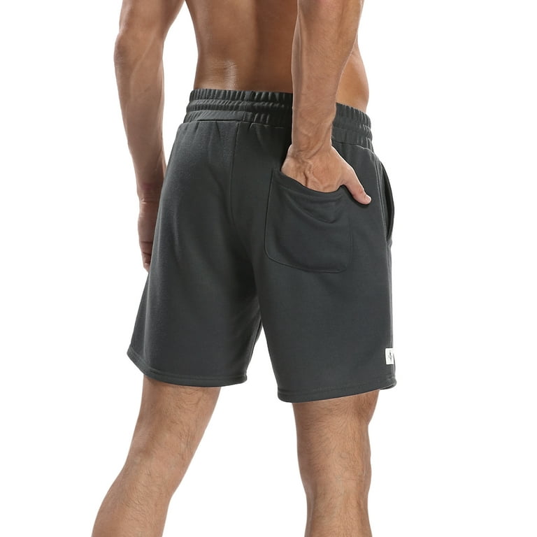 LRD Men's Sweat Shorts with 7 inch Inseam Charcoal - S LRD Men's Sweat Shorts with 7 inch Inseam Charcoal - S