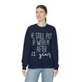 thumbnail image 6 of 11th Anniversary Wife Sweatshirt, Gifts, Sweater Shirt, 6 of 9
