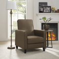 thumbnail image 4 of Landon Pushback Recliner Chairs Reclining Chair Home Theater Recliner Small Recliners for Small Spaces with Adjustable Footrest Mocha, 4 of 6