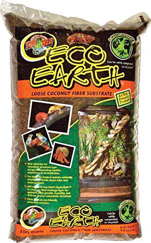 Zoo Med Eco Earth Loose Coconut Fiber Substrate 24 Dry Quarts 