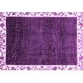 thumbnail image 1 of Ahgly Company Indoor Rectangle Abstract Purple Modern Area Rugs, 6' x 9', 1 of 4
