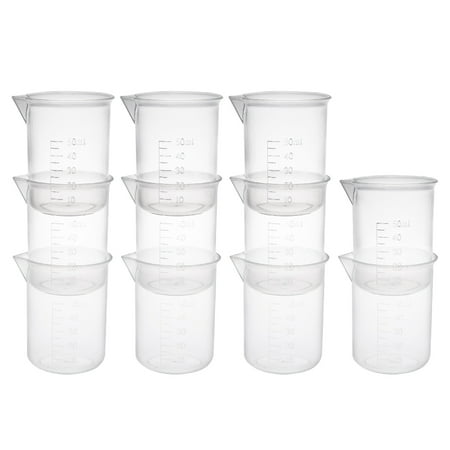 - 14pcs Measuring Cup Labs PP Graduated Beakers 50ml