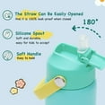 thumbnail image 3 of Hawsaiy 12oz Kids Insulated Water Bottle with Straw Lid, Leak-Proof Stainless Steel BPA-Free Thermos for School Boys and Girls, 3 of 8