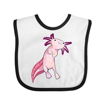 Inktastic Axolotl Says Hello Cute Salamander Boys or Girls Baby Bib