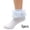 362 Blue 5 Pieces, variant on LYMAYTER 5 Pack Dress Socks ‌for Kids Girls Cute Solid Color Ankle Socks Double Ruffle Princess Socks 1-13Y