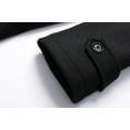 thumbnail image 7 of Men's Single-Breasted Winter Coat - Detachable Notch Lapel Windbreaker for Business & Casual, 7 of 7