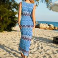 thumbnail image 6 of fatyb Boho Cover up for Women Sleeveless Maxi Tank Dress Beachwear Summer Bathing Suit Bikini Coverup, 6 of 6