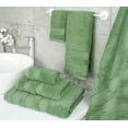 thumbnail image 2 of American Soft Linen Salem Turkish 6 Piece Bath Towel Set, 100% Cotton, Super Soft & Absorbent Bathroom Towels - Sage Green, 2 of 8