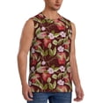 thumbnail image 2 of Fotbe Leaf And Fruit Men's Camiseta sin Mangas Estampada para Hombres, Playera Casual para Gimnasio, Entrenamiento, Playa-Medium, 2 of 7