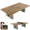thumbnail image 3 of 9 ft Aurora Outdoor Ping Pong Table, Combo Dining Tennis Table with Metal Net by Barrington, 3 of 3