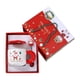 thumbnail image 2 of Juego de tazas de cerámica navideñas Macarena con tapa y cuchara, 2 of 8