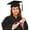 Z01_Black, variant on QUOTAY Preschool Graduation Outfit Sets for Kids Kindergarten Gown Cap Set with Tassel and Sash for Child Size Matching Set Sky Blue_003,27