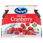 Ocean Spray Juice Cocktail Cranberry - 6Pk-10 Oz