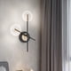 thumbnail image 5 of Lámpara de pared LED creativa: de acrílico, luz cálida, accesorios de pared, lámpara iluminación, jardín, , decoración de Doble cabeza Salvador Lámpara de cabecera de pared, 5 of 8