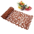 thumbnail image 1 of Caminos de mesa de fieltro, 40 x 11 pulgadas, manteles individuales de fieltro, manteles de mesa, manteles de mesa, caminos de mesa huecos para vacaciones, regalo cálido, 1 of 5