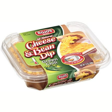Rojo's Quality: Cheese & Bean Green Chili Mild Dip, 12 oz