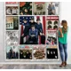 thumbnail image 3 of Manta de franela suave con diseño de banda de rock y música, manta con la firma de los Beatles, póster artístico suave, colcha, sofá, funda de aire acondicionado, 3 of 5