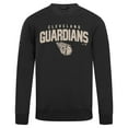 thumbnail image 2 of Men's Levelwear Black Cleveland Guardians Zane Team Arch Pullover Sweatshirt, 2 of 3