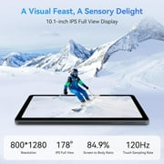 2026 Android 16 AI Tablets 10 Inch, Electronics Tablets with Keyboard, 18GB RAM 128GB ROM /2TB TF, Gemini AI 2 in 1 Tablet with Pen, 6000mAh, 1080P, BT5.0, GPS, OTG, Suitable for Study and Office