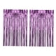 thumbnail image 5 of 2 cortinas con flecos de aluminio para decoración de fiestas, versátiles fondos para fotomatón. Rosa claro, 5 of 9