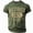 j-Army Green18539, variant on LIIPEE Men T Shirts Casual Short Sleeve Round Neck Letter Printed T Shirt Male Summer Fashion Tees Indoor Outdoor Comfortable Soft Breathable Daily Clothing,Army Green,L