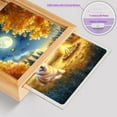 thumbnail image 4 of Hello Fall Shiba Inu Enjoys Warm Campfire Autumn Night Bright Moon Acrylic Plaque with Wood Photo Frame Box Shibas Dog Lovers Gifts Idea Light Box - 01008, 4 of 5