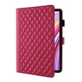 thumbnail image 2 of for Xiaomi Redmi Pad Pro/Xiaomi Poco Pad 12.1 inch Case, Rhombus Pattern Multiple Viewing Angles Stand Slim Folio Cover (Red), 2 of 6