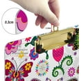 thumbnail image 3 of FMSHPON Floral Butterfly Clipboard Hardboard Wood Nursing Clip Board and Pull for Standard A4 Letter 13x9 inches, 3 of 7