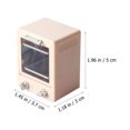 thumbnail image 3 of EeaseCA Miniature Kitchen Oven Mini House Decor Mini House Landscape Prop Miniature Oven Model, 3 of 8