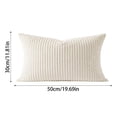 thumbnail image 3 of Soft Corduroy Decorative Throw Pillow Covers 20x12in，Set of 2, Mordern Nordic Home Decor, Boho Farmhouse Cushion Covers for Couch Bed Sofa Living Room, 3 of 5