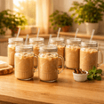 thumbnail image 6 of 16 Ounce Blue Mason Drinking Jars with Lids and Straws, 6 Pack, 6 of 9