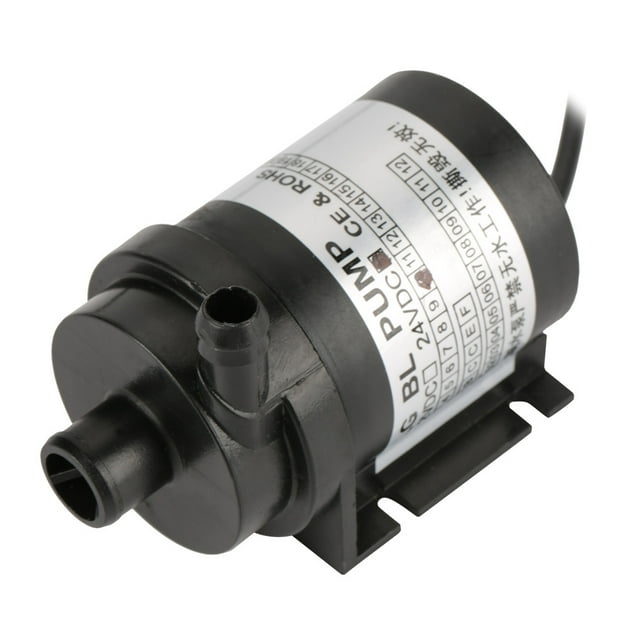 24V 10W Brushless Micro Water Pump, Mini Low Noise Aquarium Pump For Aquarium, Fountain, Small Fish Pond, Solar System, Water Circulation System 3.5M/11.48Ft