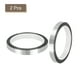 thumbnail image 3 of Cinta metalizada tono plateado Uxcell de 1/2 pulgada x 55 yardas, paquete de 2, 3 of 6