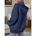 thumbnail image 3 of Weardear Womens Zip Up Hoodie Lightweigh Casual Long Sleeve Fall Sweatshirts with Pockets, 3 of 5