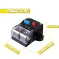 thumbnail image 4 of Disyuntor de 300A Disyuntor Reiniciable Disyuntor de Circuito Reiniciable de 300 Amperios BotóN de Reinicio Manual para Audio de AutomóVil, 4 of 8