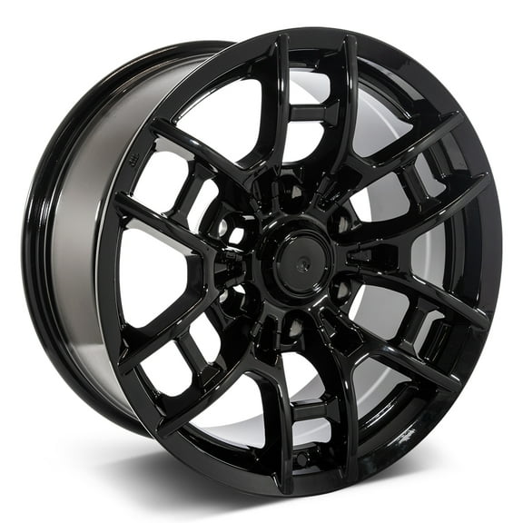 Set of 16" Gloss Black Flow Forged Pro Style 2020 Wheels for Toyota Tacoma, 4Runner, FJ Cruiser (16x8, 0mm Offset)