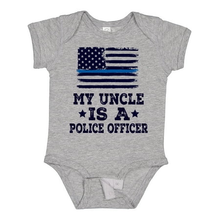 

Inktastic Police Officer Uncle Nephew Niece Gift Baby Boy or Baby Girl Bodysuit