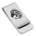 thumbnail image 1 of Stainless Steel Tribal Leo Zodiac (Lion) Classic Slim Money Clip Credit Card Holder, 1 of 2